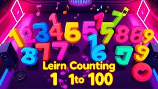 Learn Numbers 1 to 100  बच्चों के लिए आसान गिनती  1 to 100 Counting for Kids  counting 123 [upl. by Elleivad]