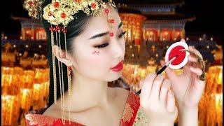 ASMR Chinese Princess Does Your Peach Blossom Makeup [upl. by Fechter]