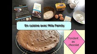 ❥Recette 02  Fondant au chocolat [upl. by Dulcia]