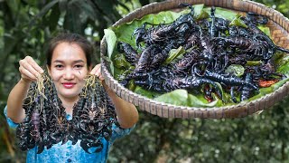 Deep fried Scorpions in my village cooking [upl. by Stella166]