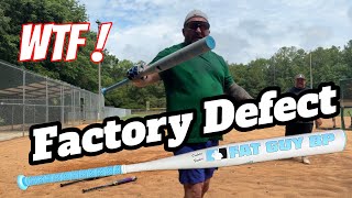 Factory Defect with Fat Guy BP Senior Softball Bat JOKE [upl. by Buchheim]