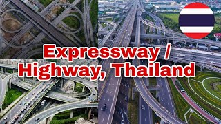 Expressway Motorway  Highway Thailand [upl. by Robillard564]