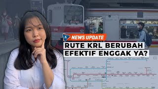 Rute KRL Berubah Ini Penyebabnya [upl. by Wilburn]