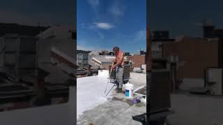 Shirtless roofer sagging pants [upl. by Mata]