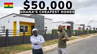 The CHEAPEST 50000 HOMES in Accra Ghana crazy cheap houses [upl. by Broder54]