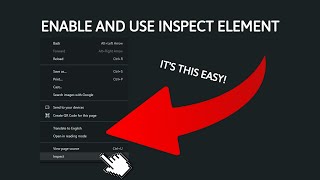 How to USE Inspect Element [upl. by Winnifred]