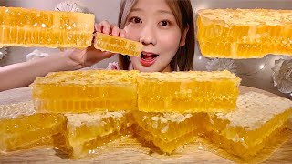 ASMR Honeycomb【Mukbang Eating Sounds】【English subtitles】 [upl. by Blackburn]