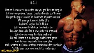 2Pac  Made Niggaz ft Outlawz Lyrics [upl. by Airottiv60]