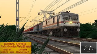 12860HowrahMumbai CSMTGITANJALI SF EXPRESS  Journey from Gondia to Wardha  Railworks Part 2 [upl. by Cul]