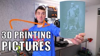 How to make a lithophane 3D print Best lithophane maker tool [upl. by Cerell]