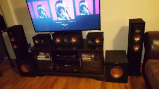 Klipsch 72 suroundsound speakers set up [upl. by Cochrane885]