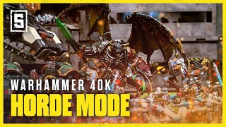 Warhammer 40k Horde Mode  Chaos vs Imperium [upl. by Blasius]