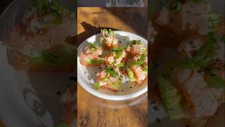 Salmon poke crispy rice [upl. by Wirth]