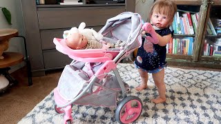 Reborn Baby Play Set Unboxing 2 in 1 Travel System [upl. by Isaacson79]