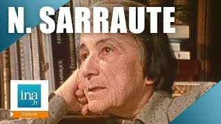 Nathalie Sarraute quotLe texte est toujours entre la vie et la mortquot  Archive INA [upl. by Boor]