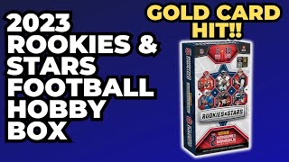 2023 Rookies amp Stars Football Hobby Box [upl. by Firooc]