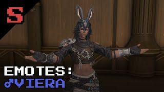 FFXIV Emotes Male Viera [upl. by Aicertal466]