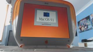 Apple iBook G3 Clamshell Boot Up and Shut Down [upl. by Tnayrb687]