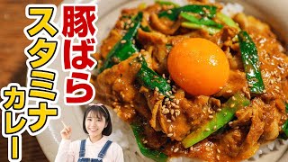 ごはんがすすむ。スタミナたっぷり豚肉カレーの作り方【スパイスカレーレシピ】 [upl. by Etnud]