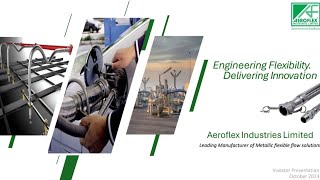 Aeroflex Industries Ltd Conference call for Q2 FY 20242025 [upl. by Elocel]