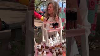 Puesto de cosmética natural en la Feria de Villa de las Rosas Cordoba Argentina traslasierra [upl. by Llebanna651]