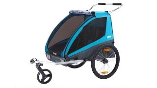 Bike trailer  Thule Coaster XT [upl. by Sanoy]