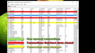 TCPView  Monitor the Network Activity on your local computer [upl. by Arezzini]