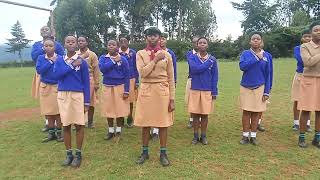 Kenya scouts Association KAMACHARIA presenting School Anthem [upl. by Pieter]