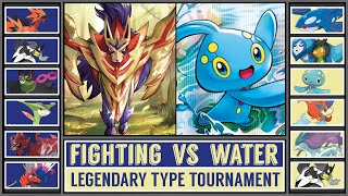 FIGHTING vs WATER  Legendary Pokémon Type Tournament Battle 5 [upl. by Ahsilak]