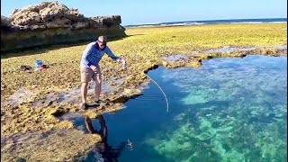 Fishing Reef Holes on a Remote Coast [upl. by Tarra953]