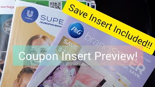 Coupon Insert Preview For Sunday 51 May PampG Save Unilever  SmartSource [upl. by Phila]