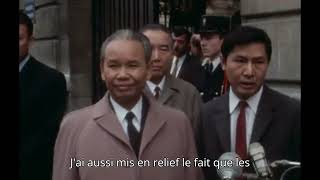 TƯ LIỆU PV SAU ĐÀM PHÁN HIỆP ĐỊNH PARIS NGÀY 1101970 [upl. by Webster]