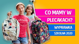 Co mamy w plecakach WYPRAWKA SZKOLNA 2020 [upl. by Magee40]