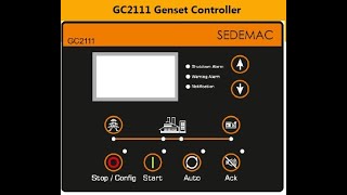 change settings in SEDEMAC GC2111 [upl. by Akinoj]