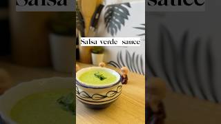 Salsa verde sauce recipe trendingshorts food recommended ytshorts shortsvideo viralvideo [upl. by Aniras]