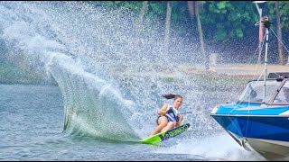 Waterski World Championships Womens Slalom Final [upl. by Nairod]