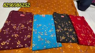 రాజ్వాడి కాటన్ నైటీలుPure Cotton Rajwadi Nighties Bandhini printed nighty [upl. by Naawaj]