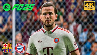 EA FC25  FC Barcelona vs Bayern Munich 11 Penalty Shoot Out  FC25 Gameplay 4K60 [upl. by Hanikehs960]