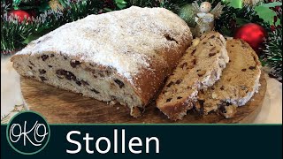 STOLLEN  German Christmas bread  how to make Stollen from scratch step by step [upl. by Nilatak487]