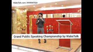 Grand Public Speaking Championship June  Best English and Public Speaking Centre Delhi [upl. by Einafats]