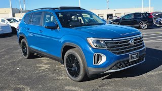 2025 VW Atlas 20T SE wTechnology 4Motion in NEW Mountain Lake Blue [upl. by Shererd305]