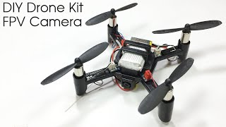 Mini RC Drone Quadcopter with FPV Camera Assembly and Test [upl. by Jasmina]