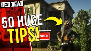 50 Tips That Will Make You RICH In Red Dead Online RDR2 Online [upl. by Aiza]