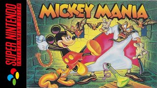 Longplay SNES  Mickey Mania The Timeless Adventures of Mickey Mouse 4K 60FPS [upl. by Nylirrej97]