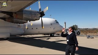 Full Lockheed Hercules L10030 C130L382G WALKAROUND tutorial presented Safair AirClips [upl. by Eugaet]