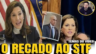 5 DEPUTADA DOS EUA MANDA RECADO PARA MORAES NOVO INDICIAMENTO DE BOLSONARO [upl. by Siloam]