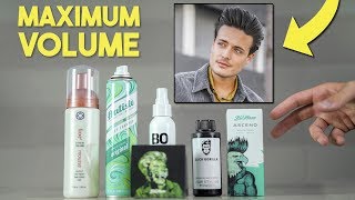 The Best Hair Products For VOLUME  Mens Hair Tips [upl. by Aida]