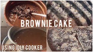 “Try this delicious brownie cake in an idly cooker “ brownie cake recipe Abarnavlogs [upl. by Brod]