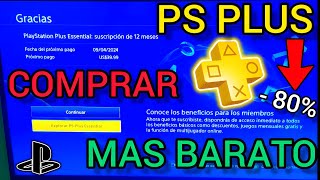 Como COMPRAR PLAYSTATION PLUS mas BARATO 2023 ✅ [upl. by Huey140]