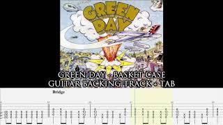 GREEN DAY  Basket Case GUITARLESS BACKING TRACK  TAB [upl. by Euv279]